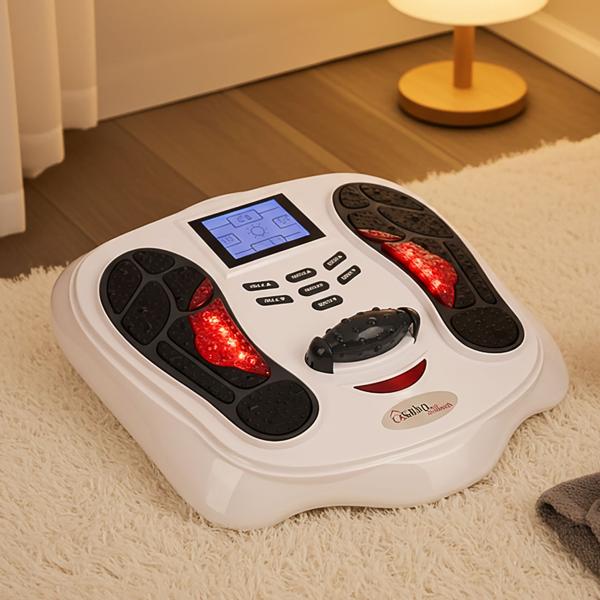 Appareil de massage des pieds, massage infrarouge, courant de stimulation – massage shiatsu – vitalité et bien-être pour le corps et les pieds