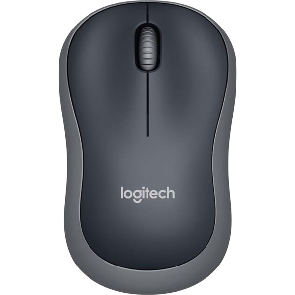 Souris sans fil Logitech M185 gris avec récepteur USB nano, souris compacte pour laptop et ordinateur, autonomie jusqu’à 12 mois, pile AA incluse