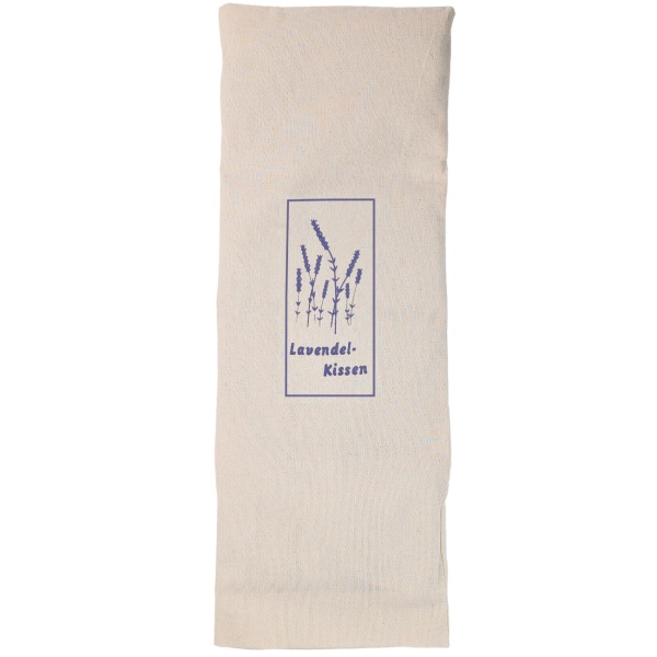 Coussin à la lavande 16 x 45 cm avec env. 650 g de céréales et parfum de lavande, coussin chaud et froid pour utilisation chaude ou froide, housse lavable en 100 % coton