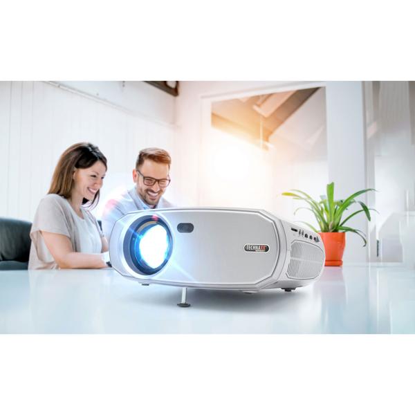 Projecteur Vidéo LED LCD Full HD 1080p Natif - Taille Projection 50"-200" - Haut-parleurs 3W - Vie LED 40.000h - HDMI-USB-VGA-AV