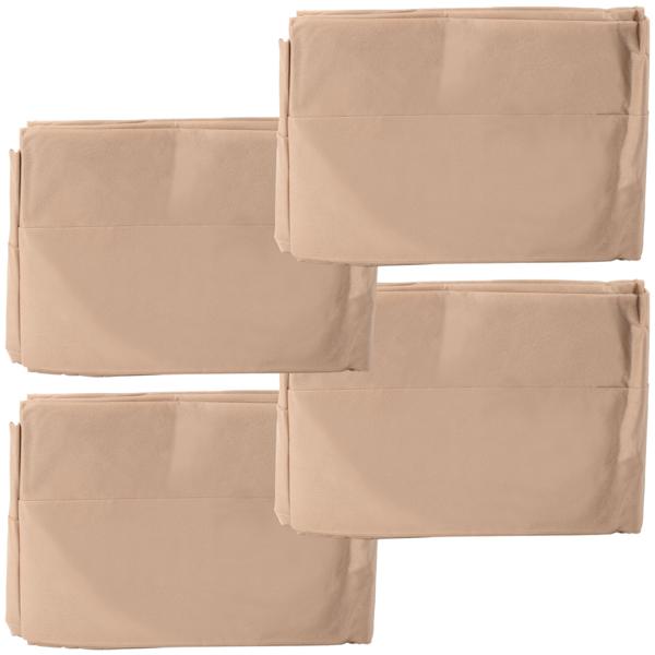 Non-tissé de protection hivernale (Lot de 4) - Résistant UV & Découpable pour Jardin, Terrasse, Balcon - 5 x 1,5 m - Protège du froid