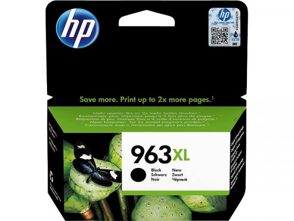 Cartouche d‘encre originale HP 963 XL - Noir - Haute qualité, impressions parfaites, haut rendement (2000 pages A4) - Compatible HP OfficeJet Pro